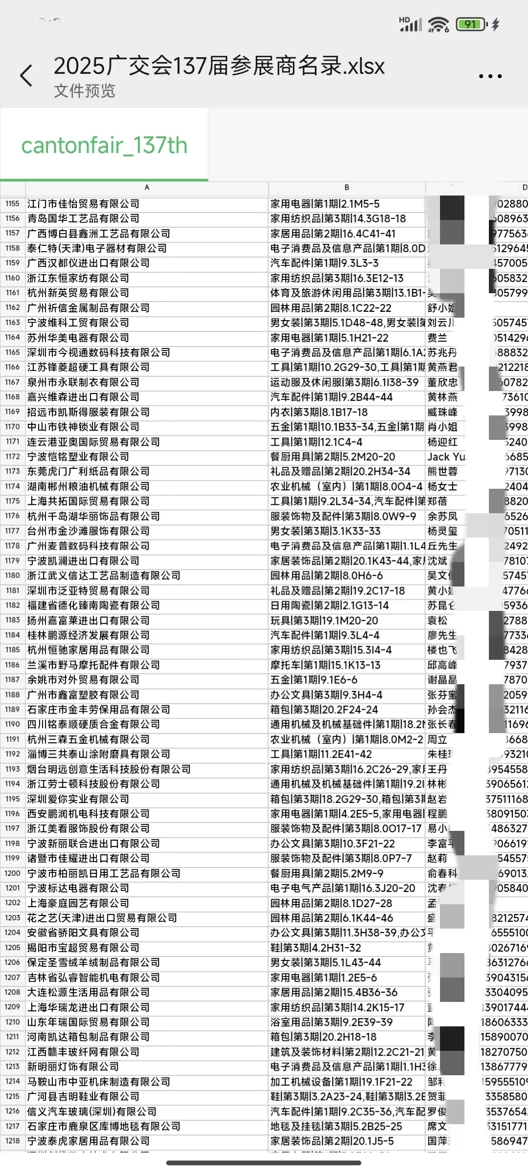 137届广交会参展商 采购商（新）