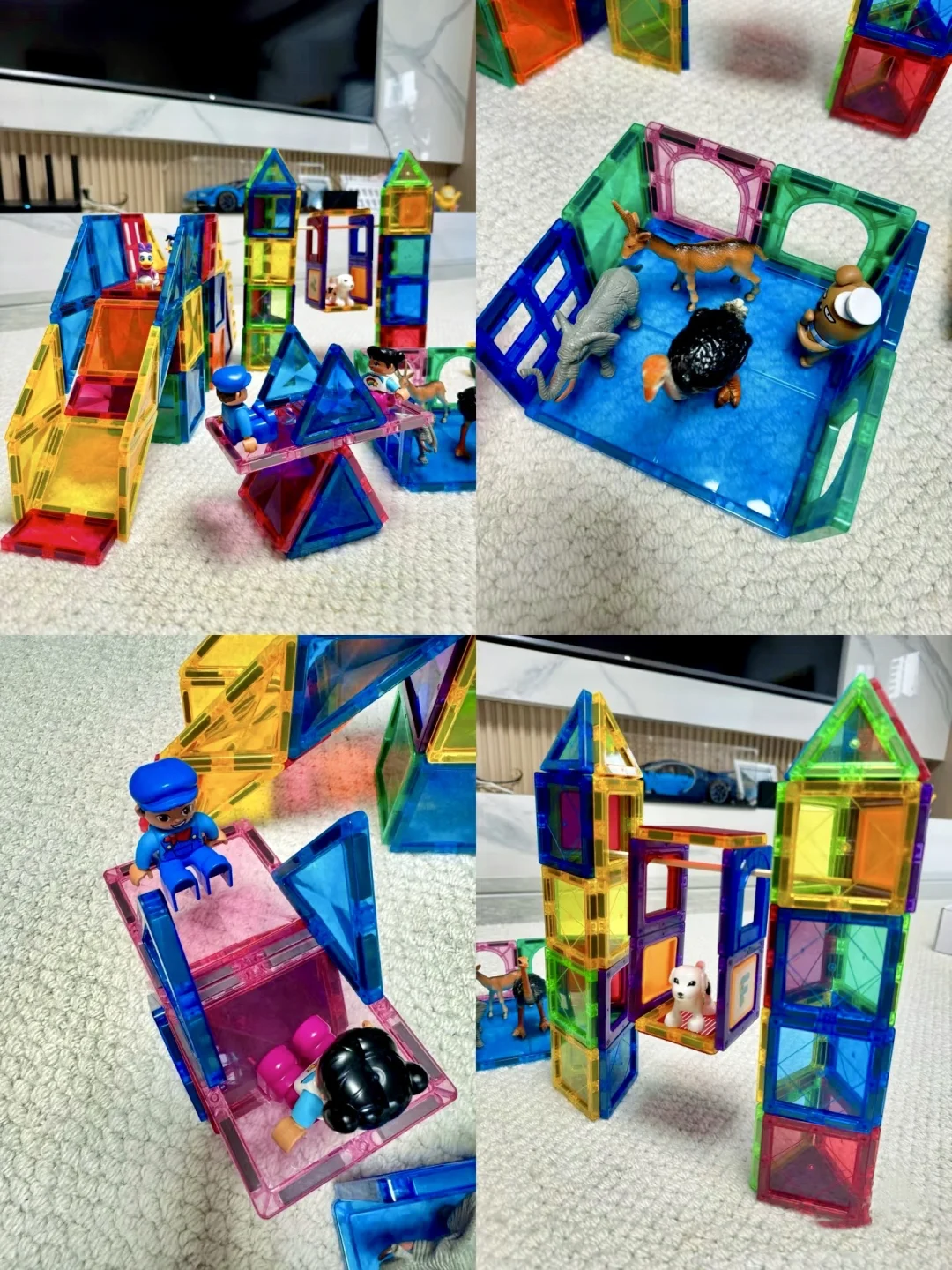 play|2-4岁必入搭建玩具玩出创造力+专注力