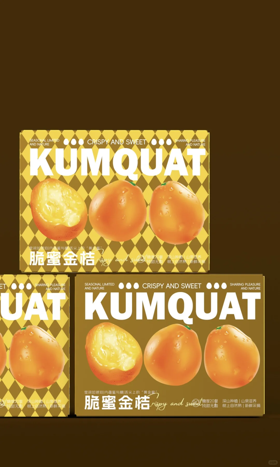 原创设计｜脆蜜金桔包装礼盒设计
