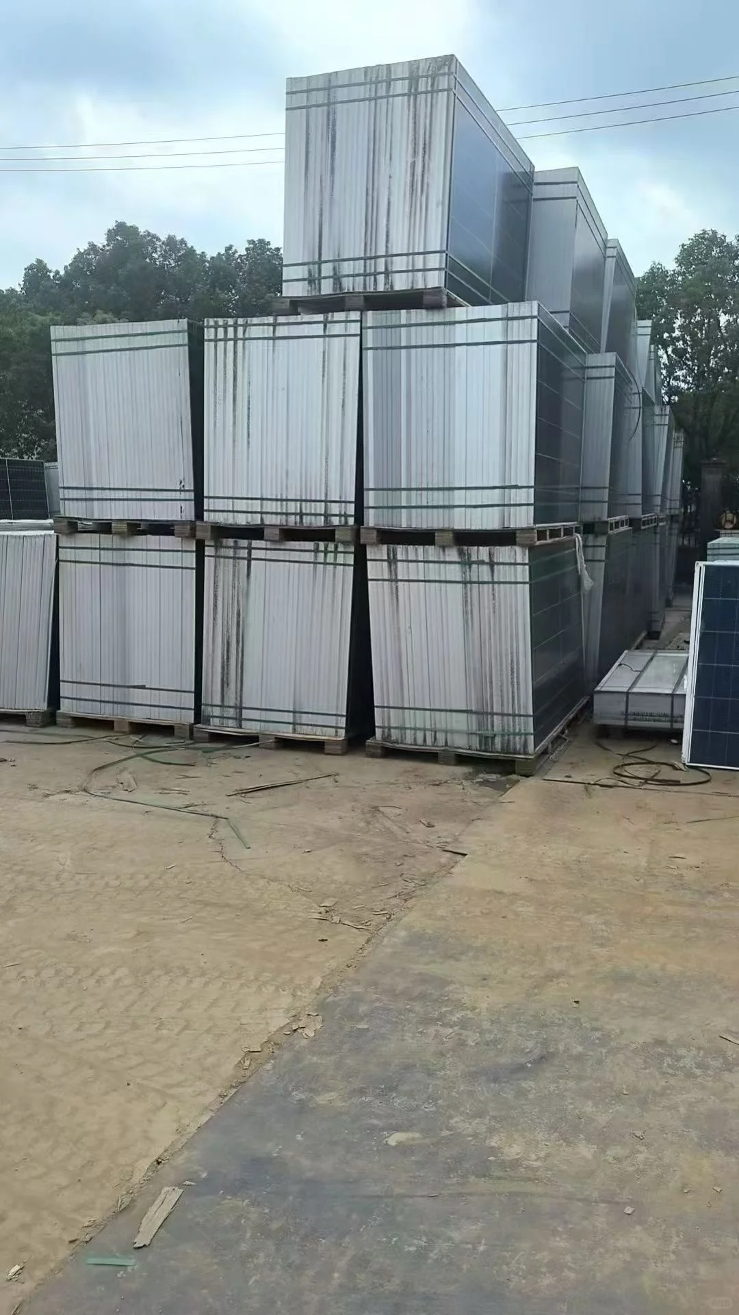 Solar photovoltaic panels