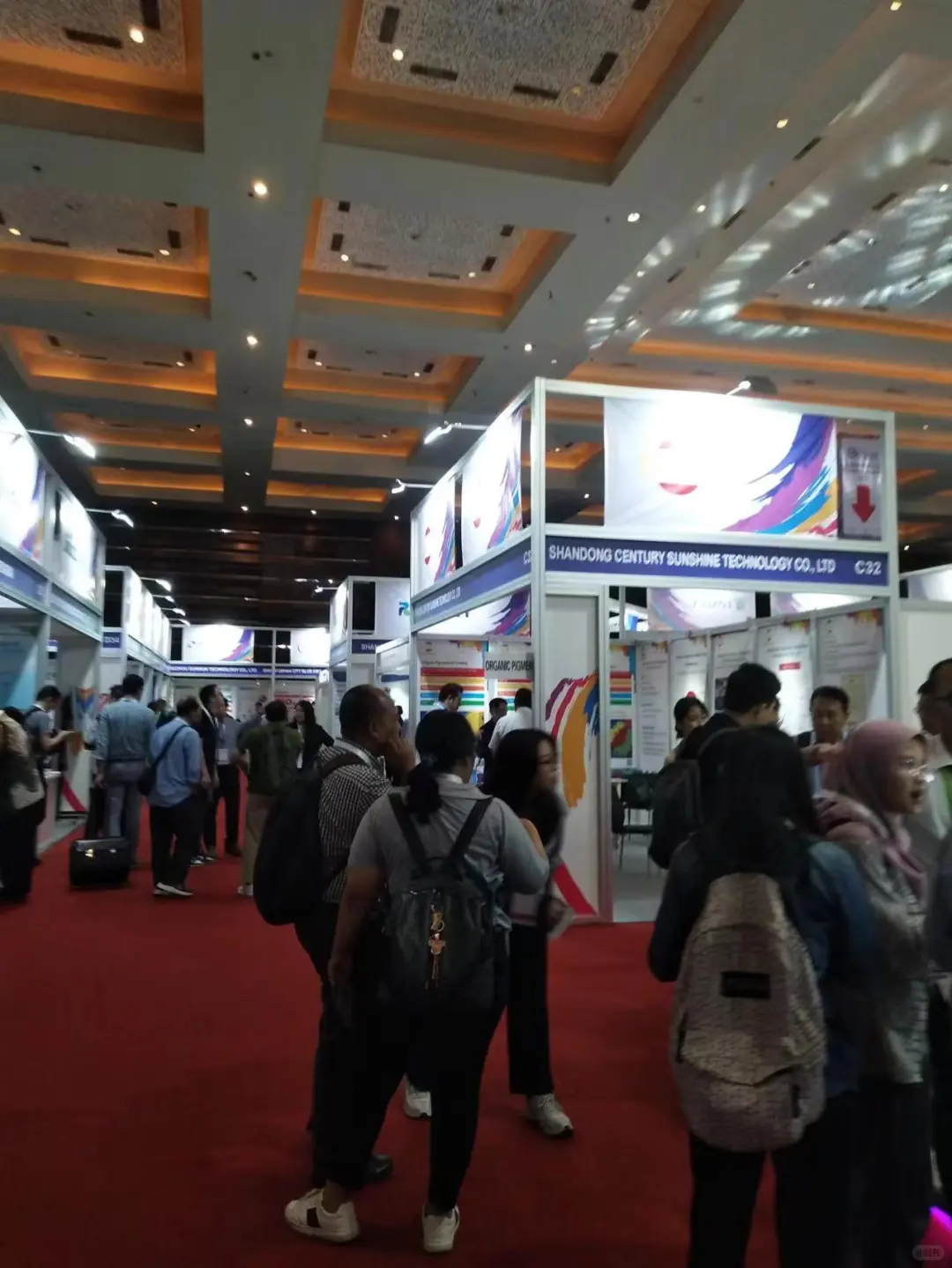 印尼太平洋涂料展开展第一天