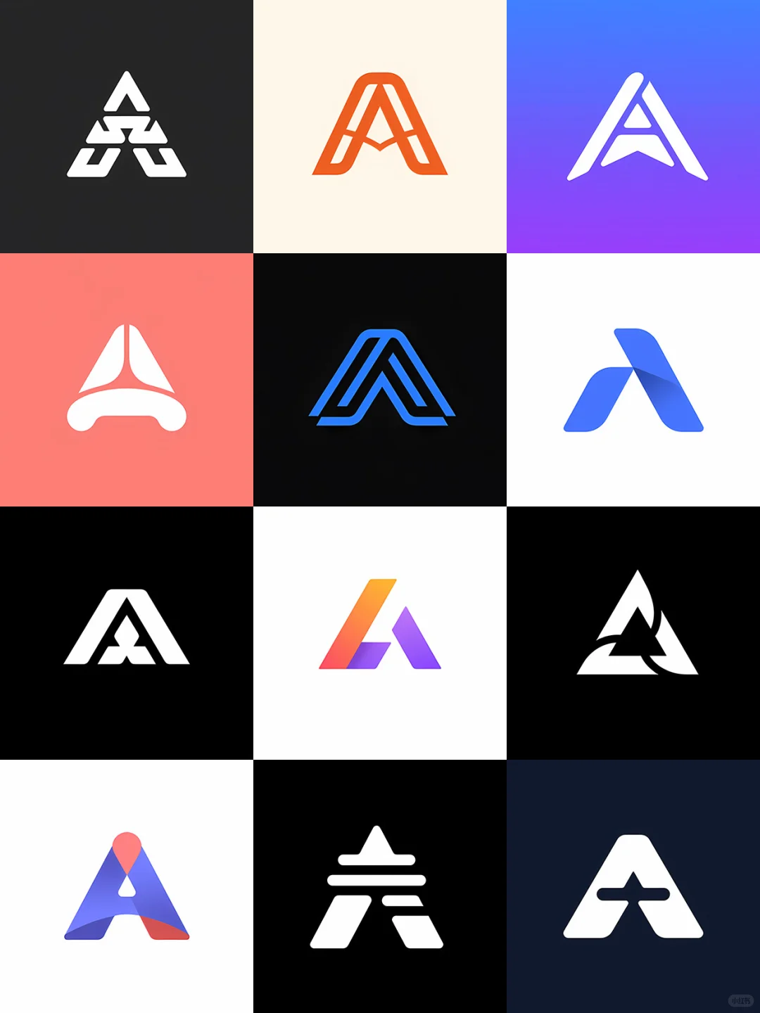A字母LOGO设计合集