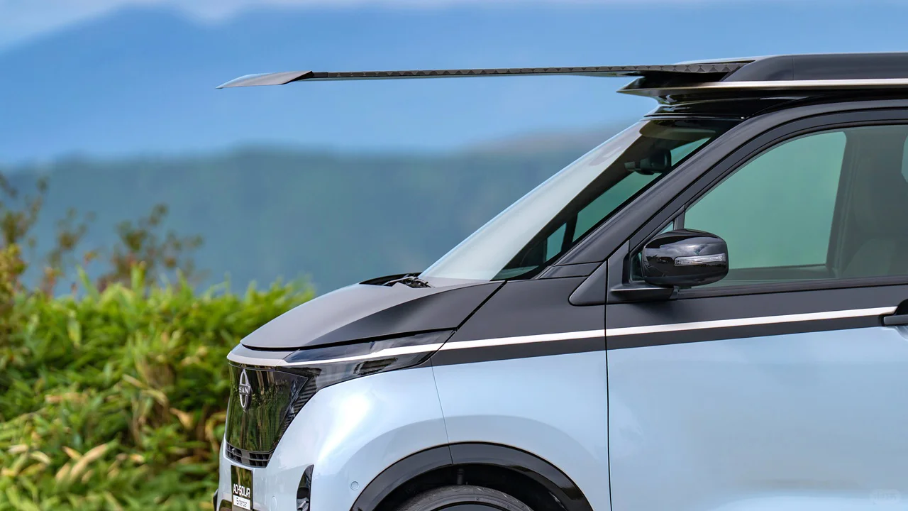 日产太阳能电池版，一年发电3000公里！