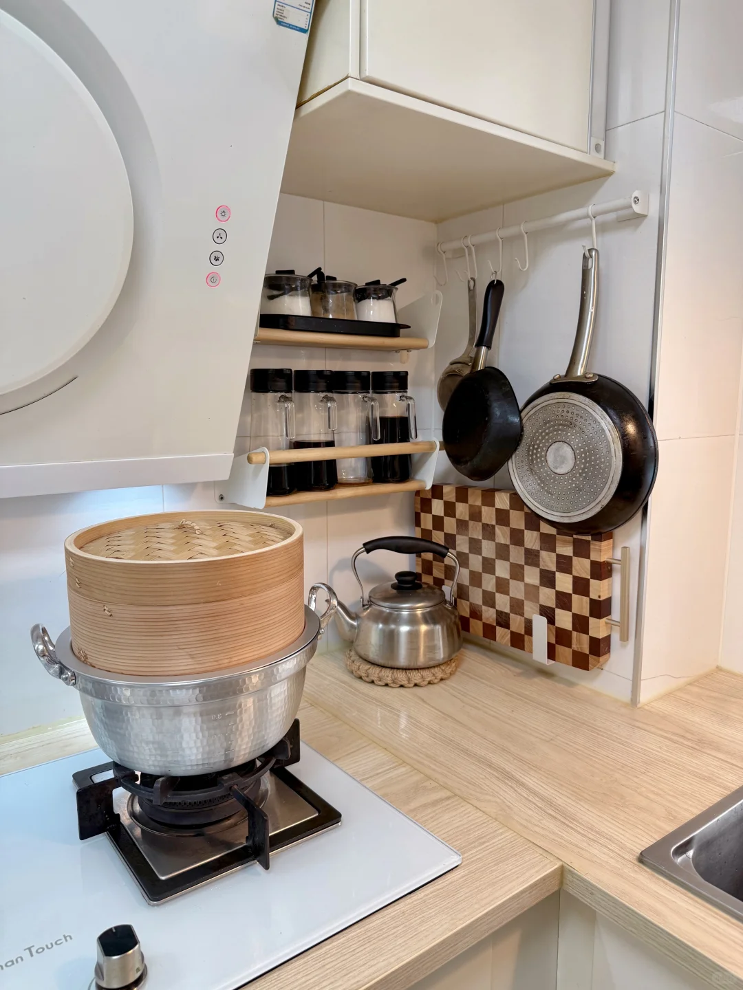 拯救一字型小厨房的两个置物架！！