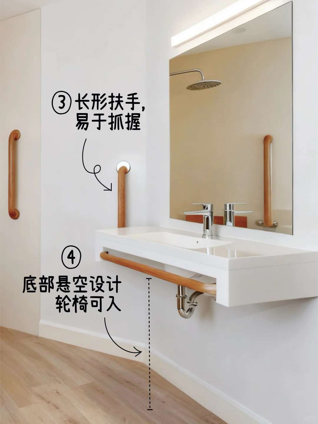 ?适老化卫生间这6个细节太贴心了!