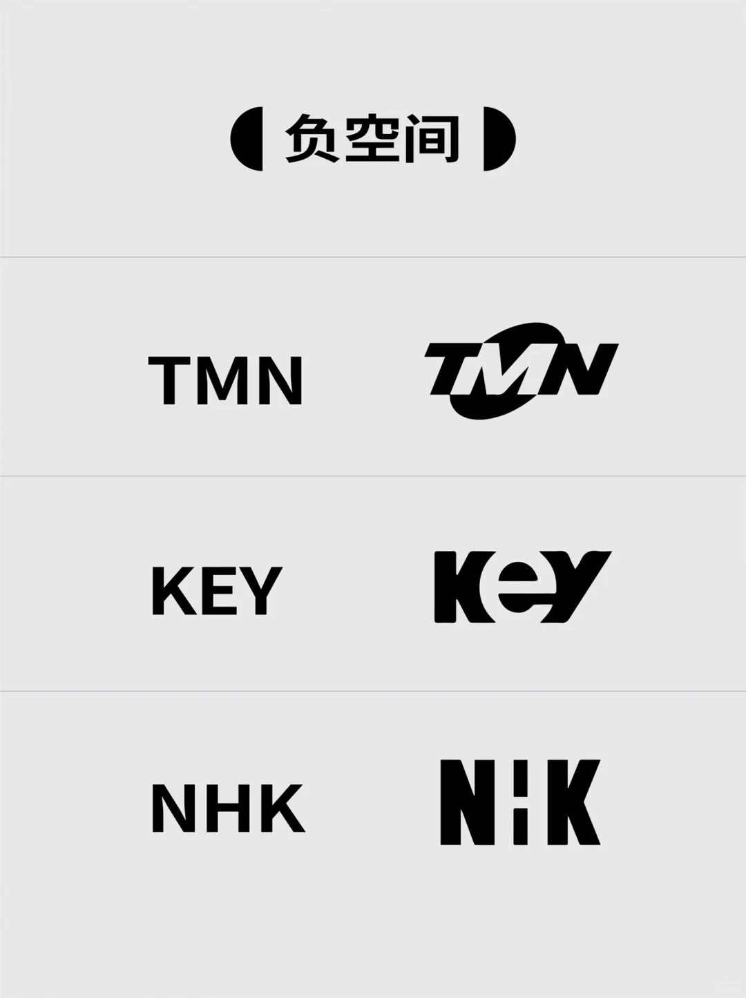 三字母LOGO的经典套路