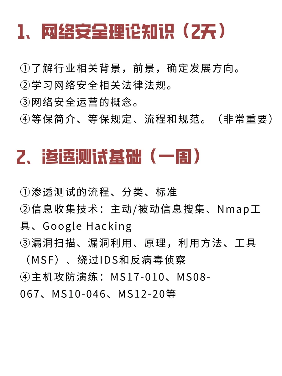 花一周时间学完网络安全,比刷题强多了!