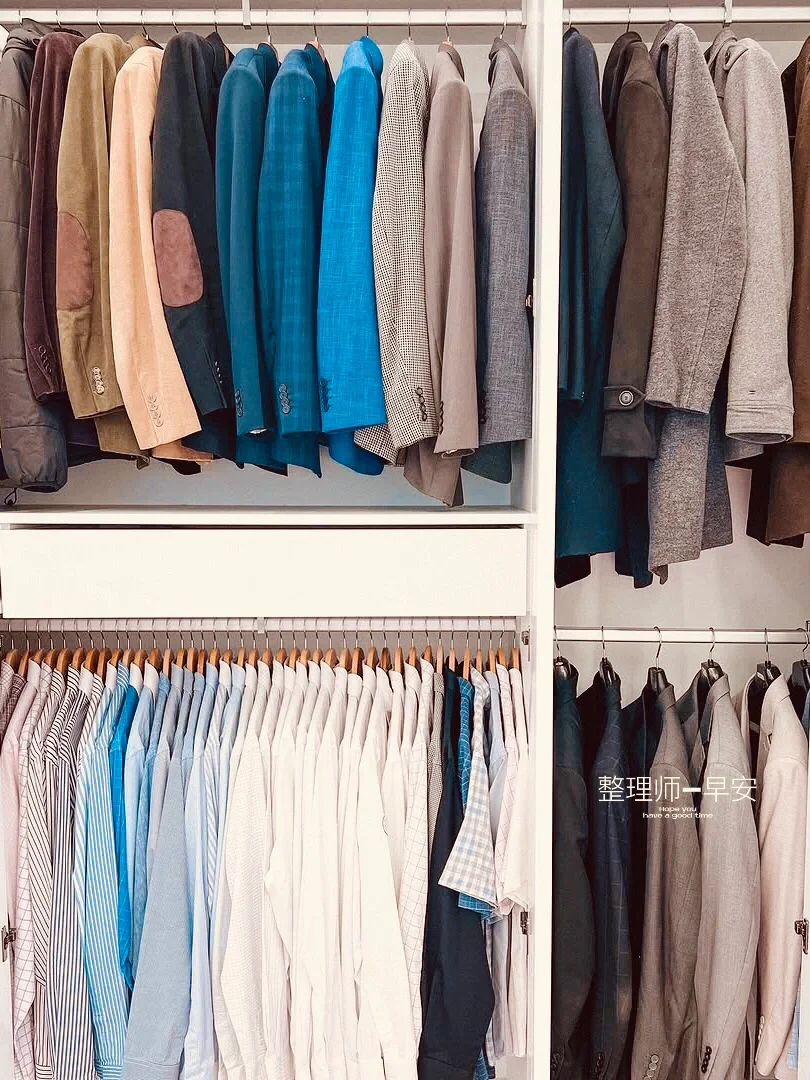懒人收纳｜夫妻共用衣橱快速换季方法，爱了