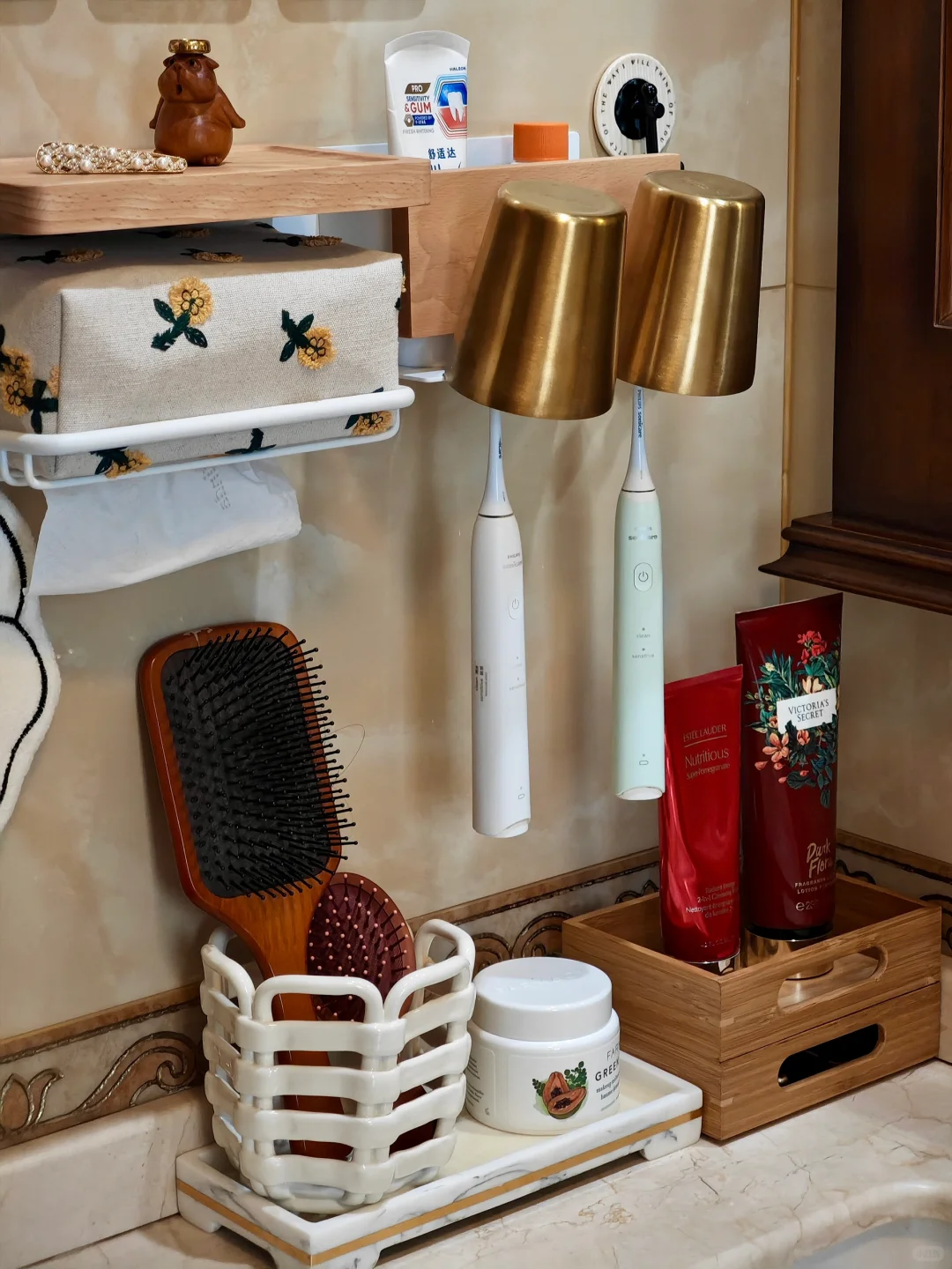 原来5m²卫生间也可以美到闪闪发光✨