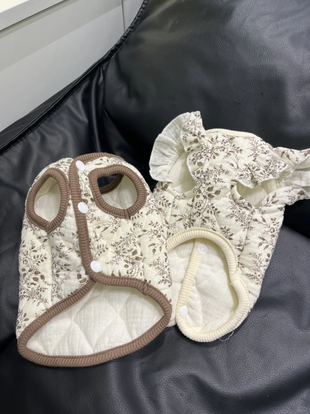 ?宠物衣服|一眼命中的纯棉纱布夹棉衣?