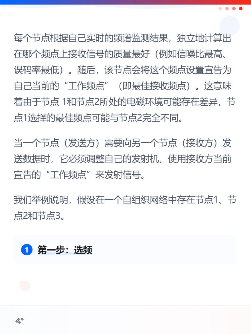 无人机自组网通信中的抗干扰技术之一