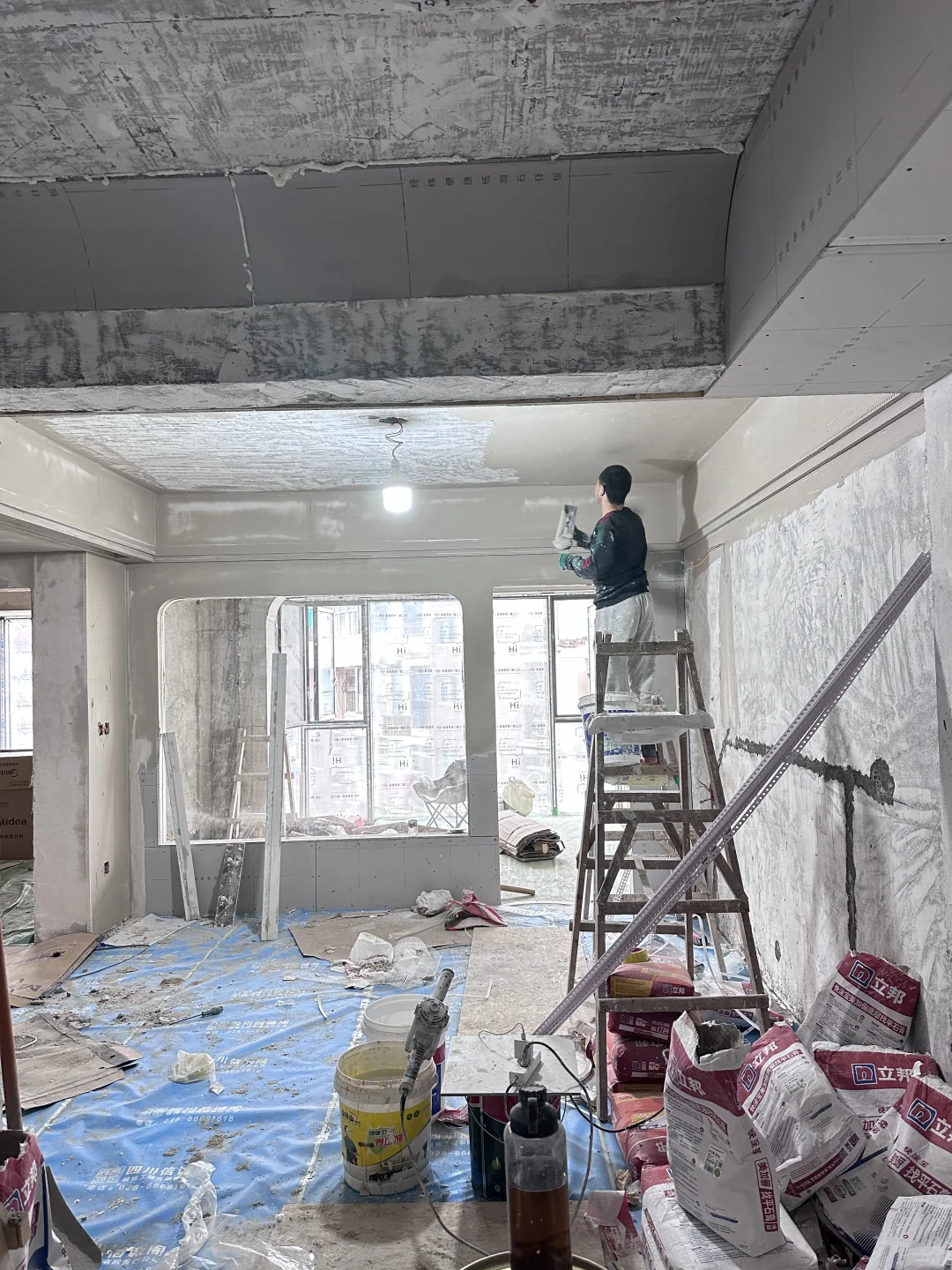 客厅改造出的卧室！真的太惊艳了