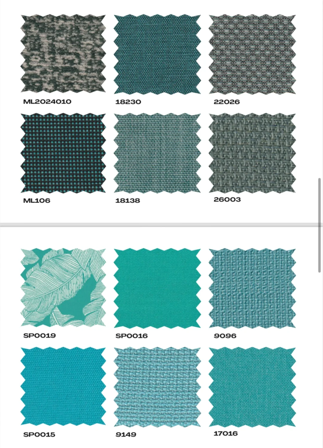 防水户外面料款式也很多