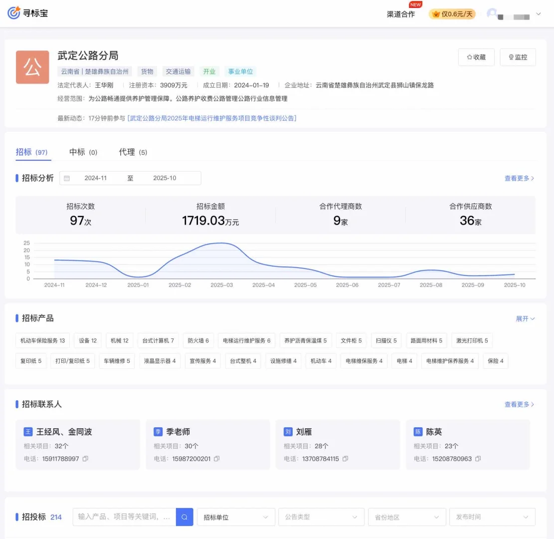 招投标人狂喜!半价拿下「寻标宝黑金版」,商机