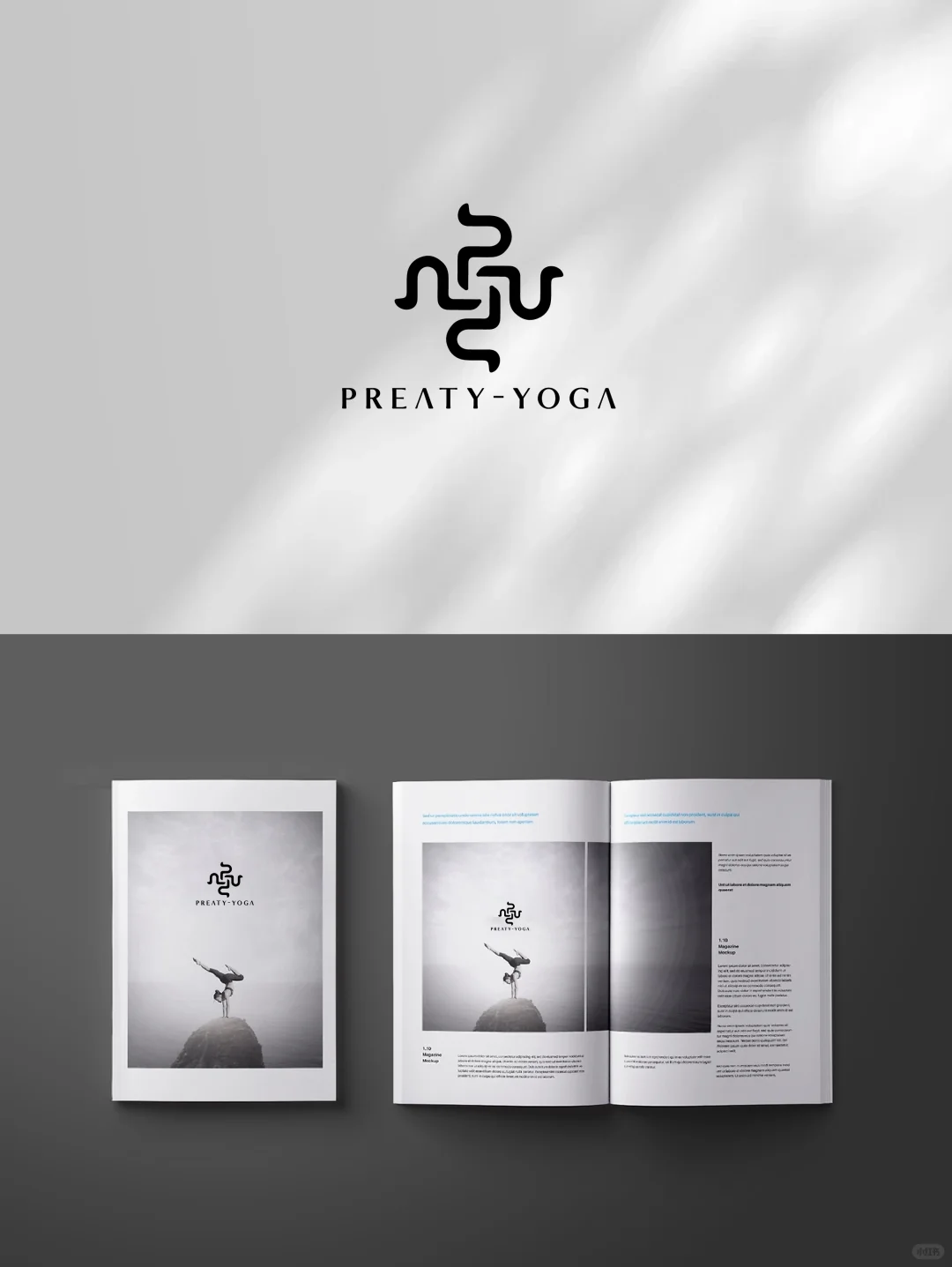 ? 字母Logo设计 | 几何对称图形的高级感