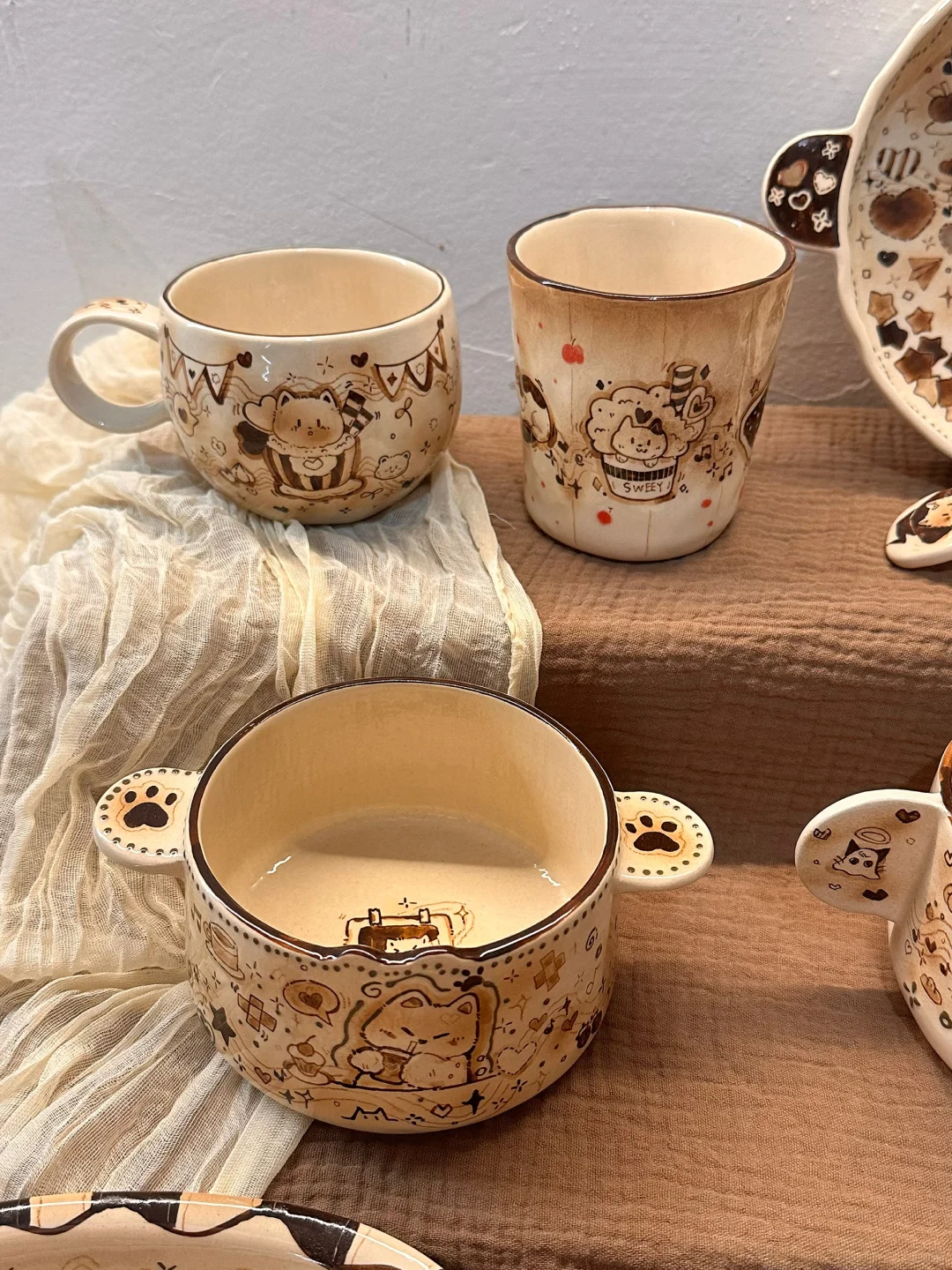 ☕️有趣的杯子 跳进无聊的日子里ˁ῁̭ˀˁ῁̮ˀ☕️