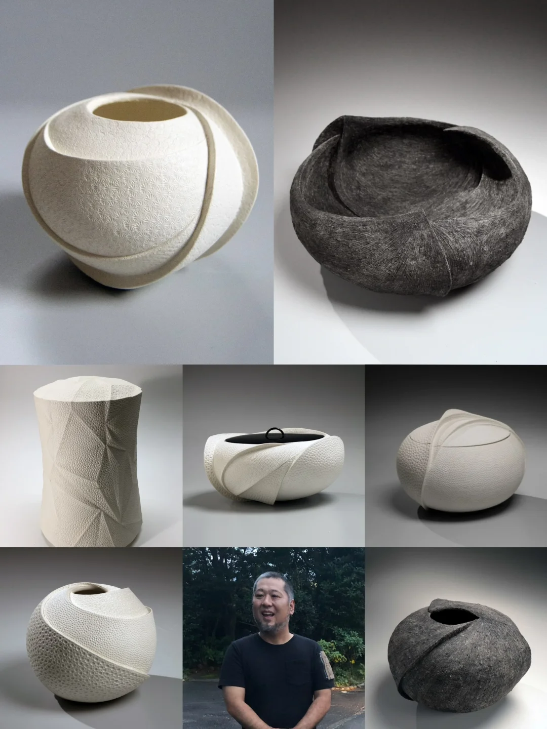 螺旋式陶瓷艺术品