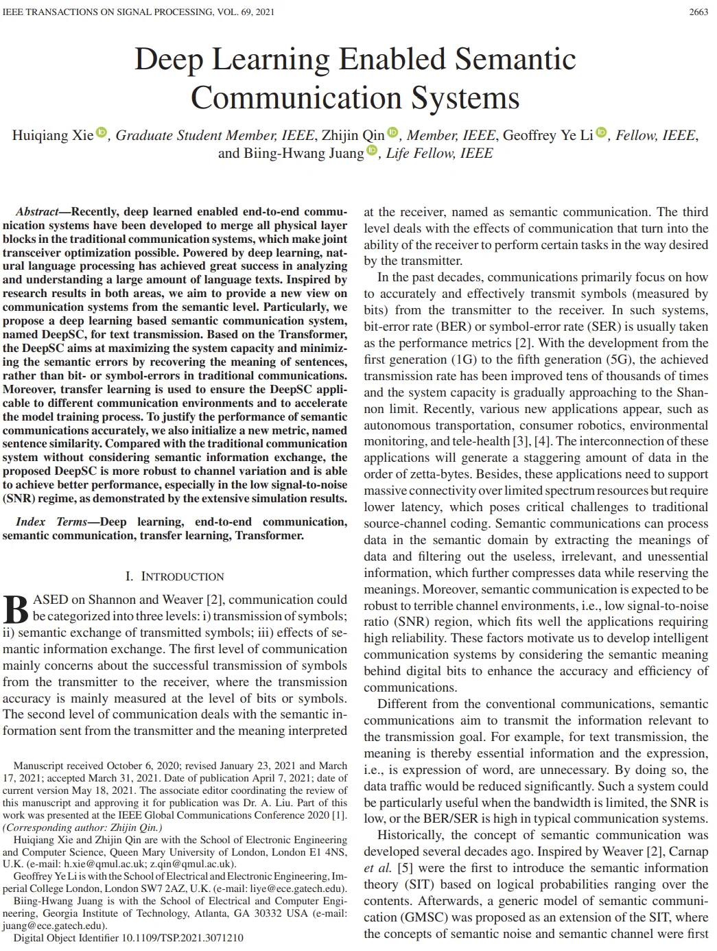 Shuoyao语义通信手札 1️⃣ | JSCC 回顾