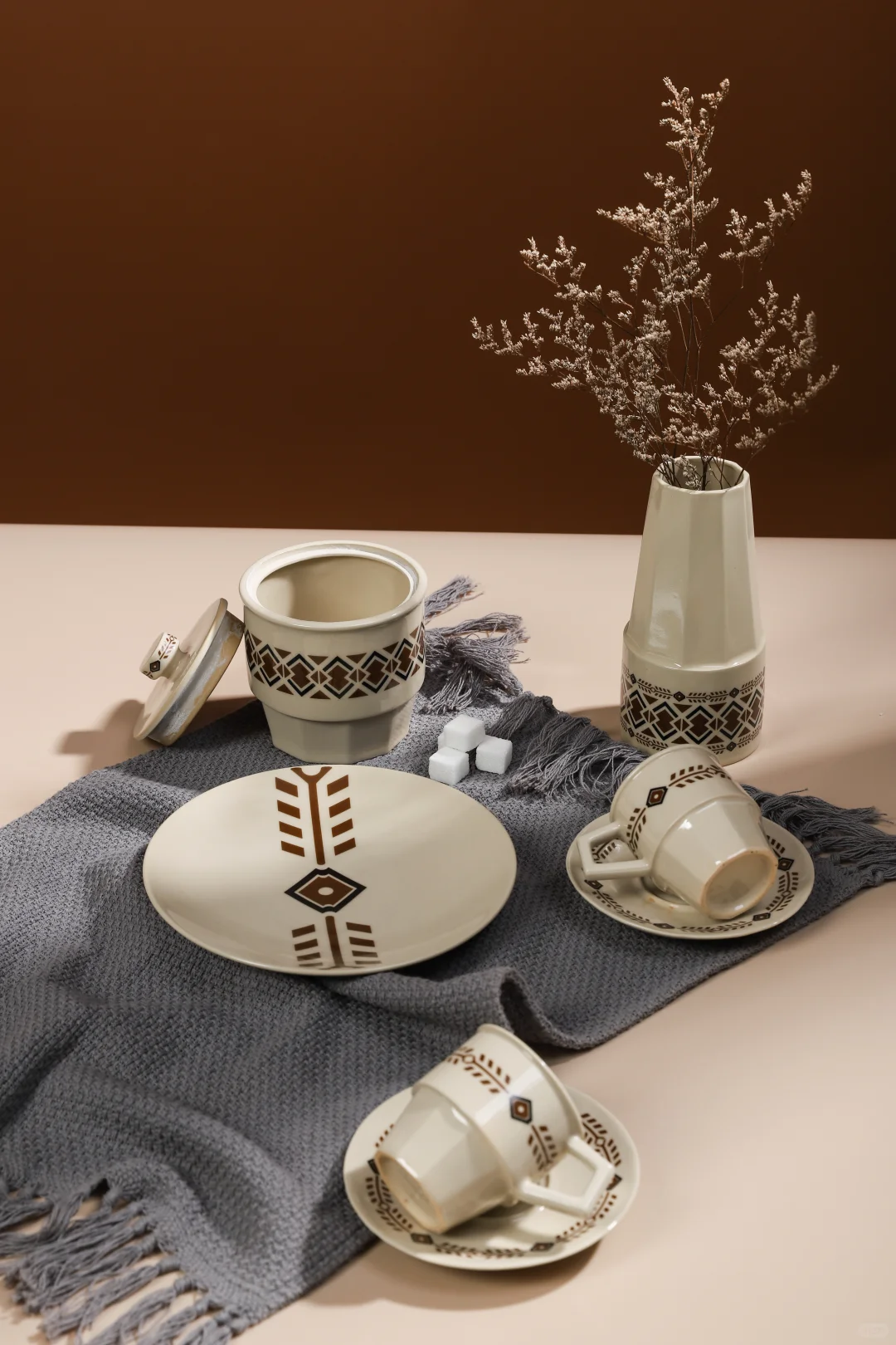 日用瓷毕设作品拍摄|陶瓷咖啡具拍摄