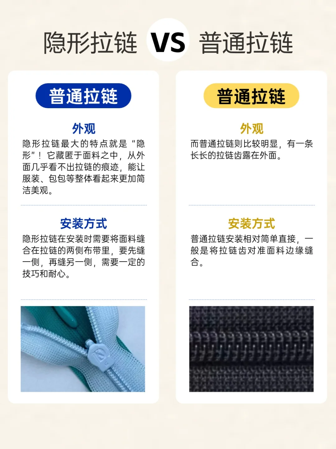 隐形拉链到底“隐形”在哪？手把手教你认识它！