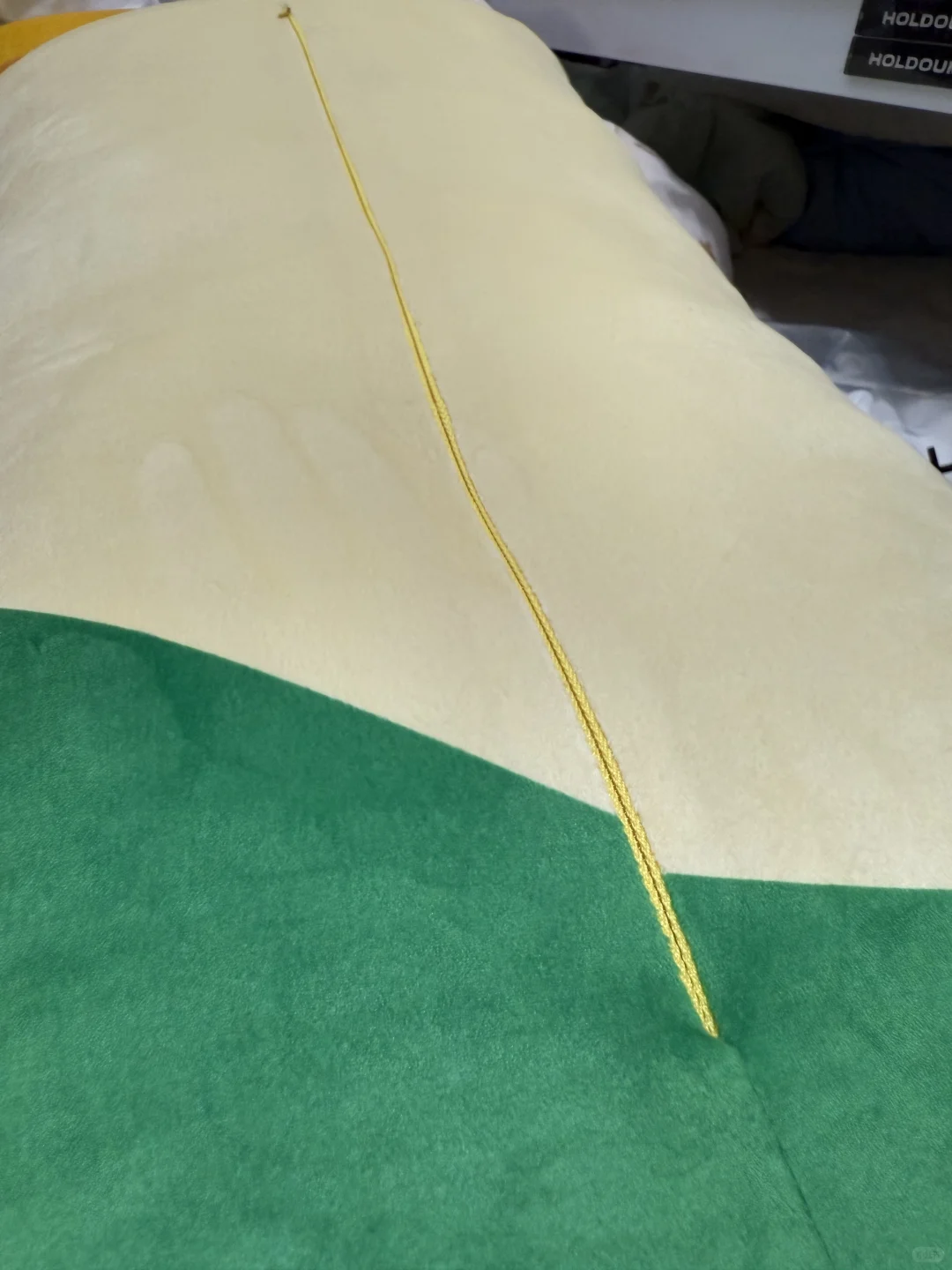 后米棒抱枕终于装上拉链啦