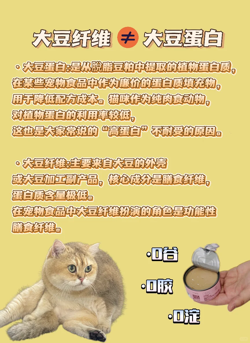 胖胖：震惊！在金故罐头中发现大豆纤维?