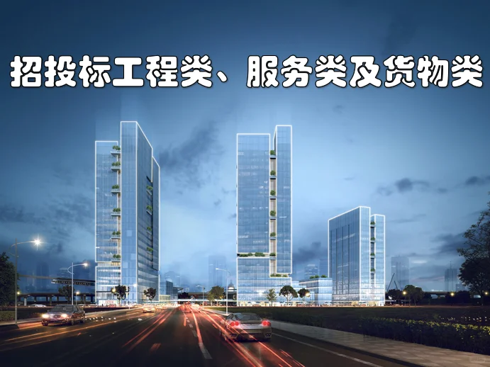 招投标工程类、服务类及货物类