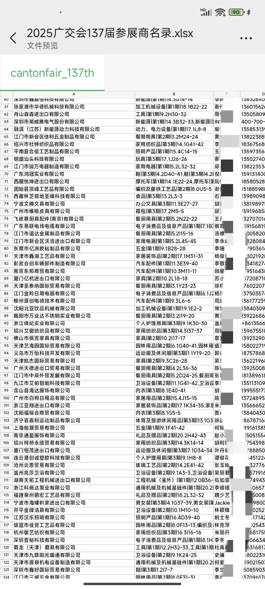 137届广交会参展商 采购商（新）