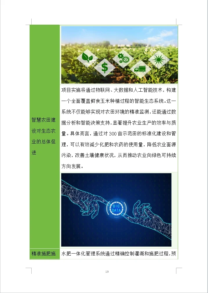 人民政府智慧农田项目采购投标方案(500页)