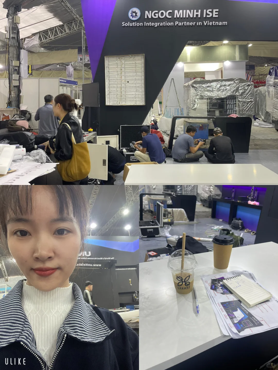 今天我在北宁工业展翻译