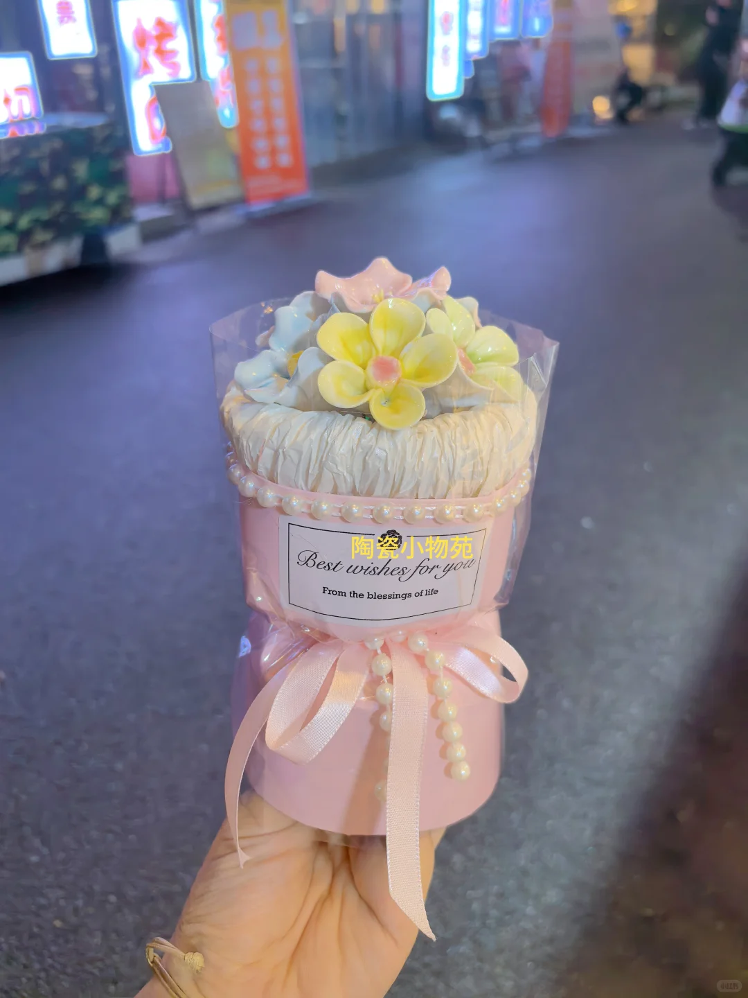 我家的陶瓷花，包花束绝了❗️❗️