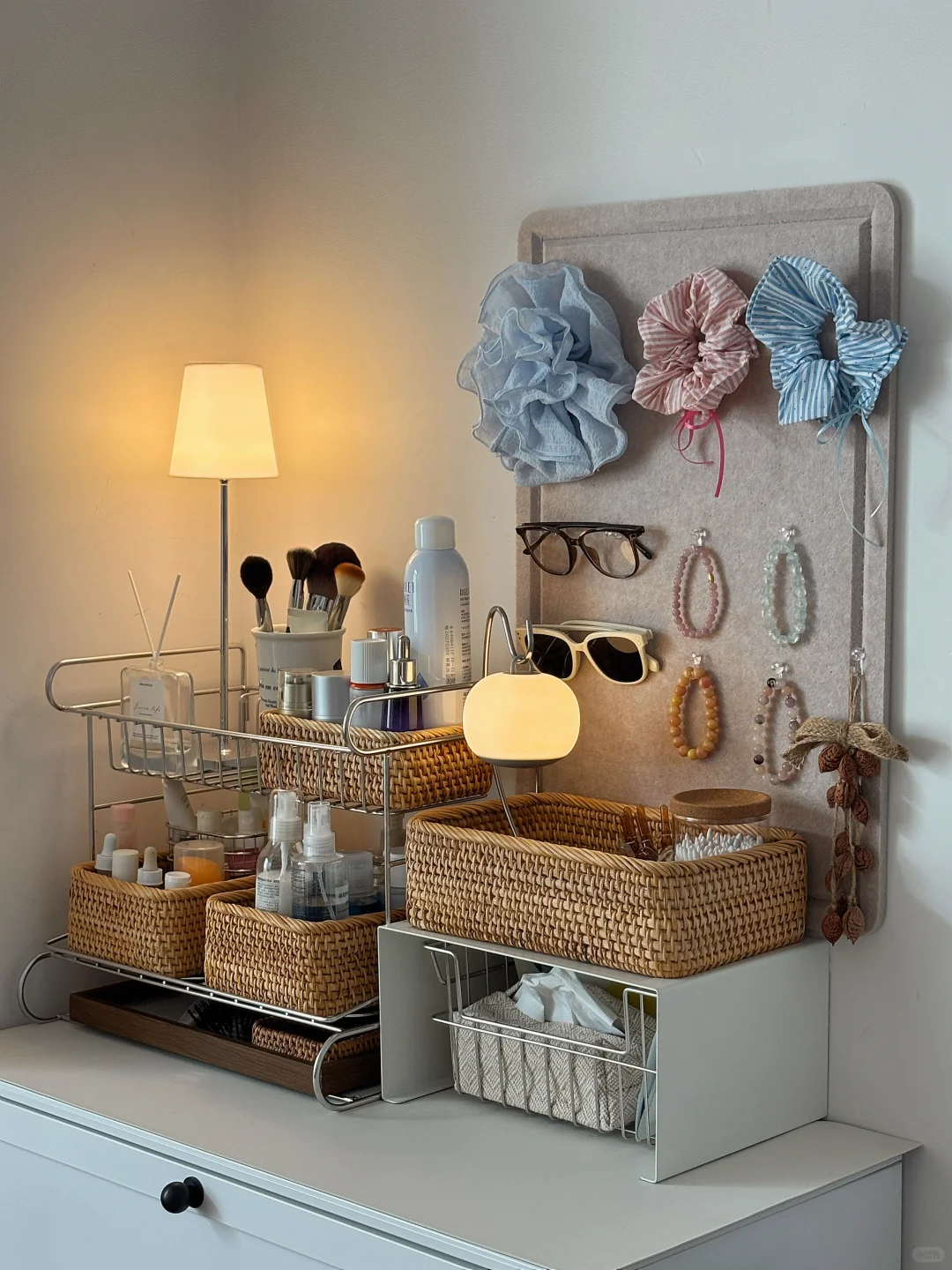 梳妆台收纳整理记录：