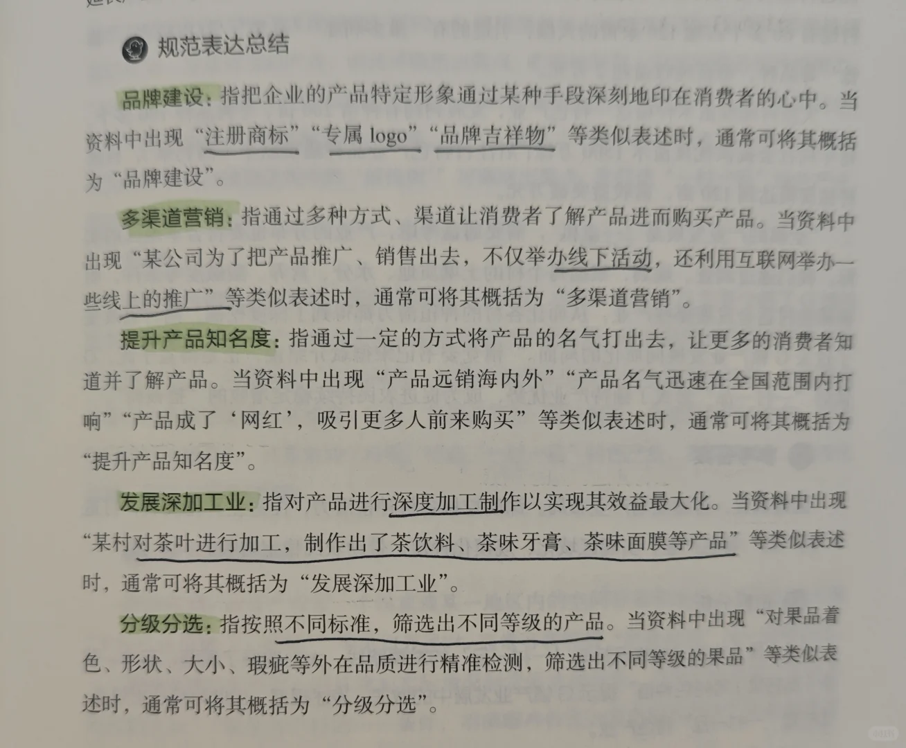 申论规范词-乡村振兴