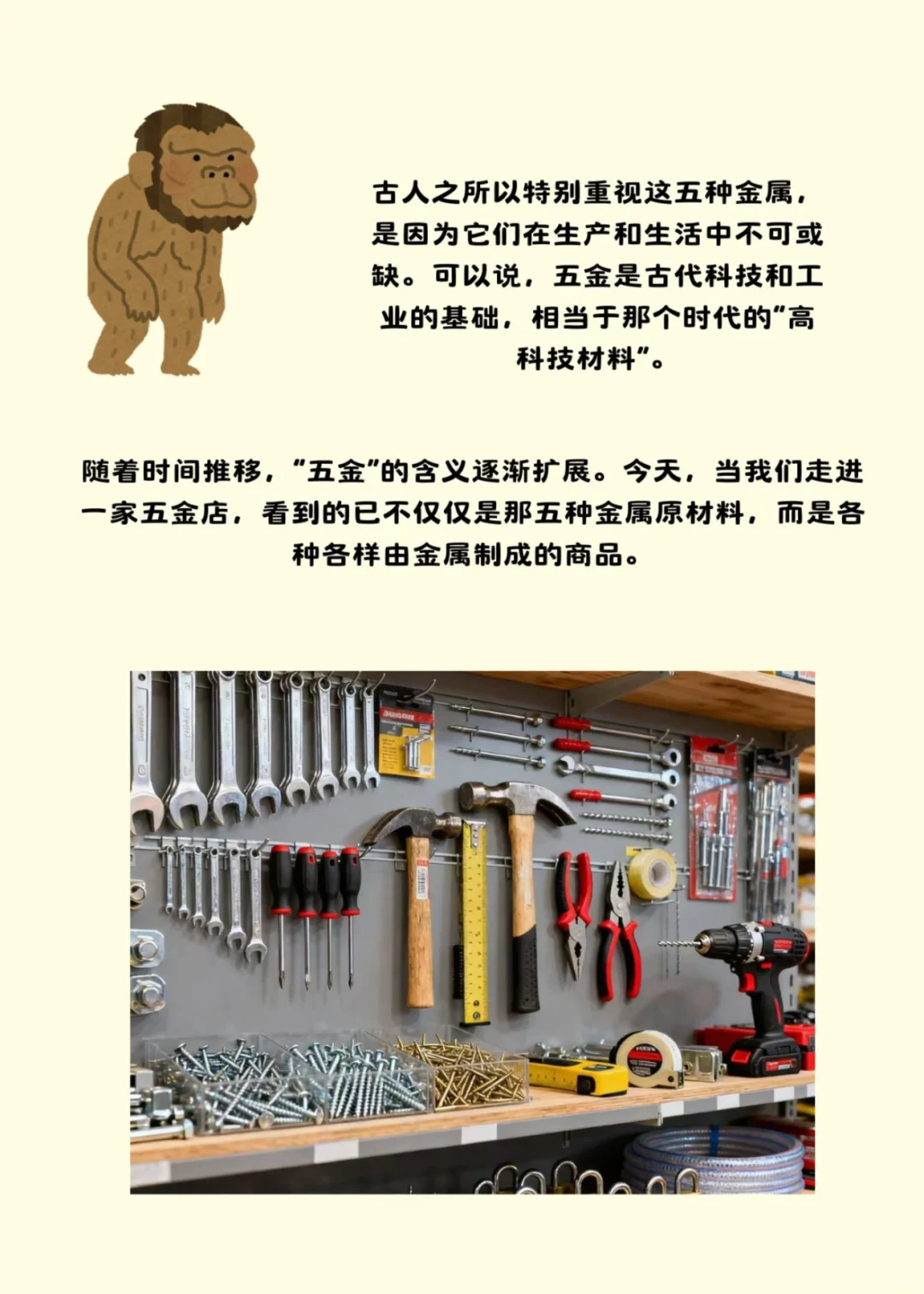 五金店的五金，一般是指哪五金？