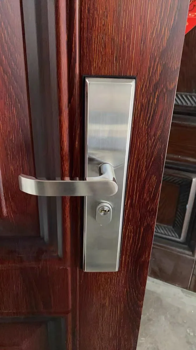 换锁推荐/不锈钢防盗门锁，机械锁款式多样