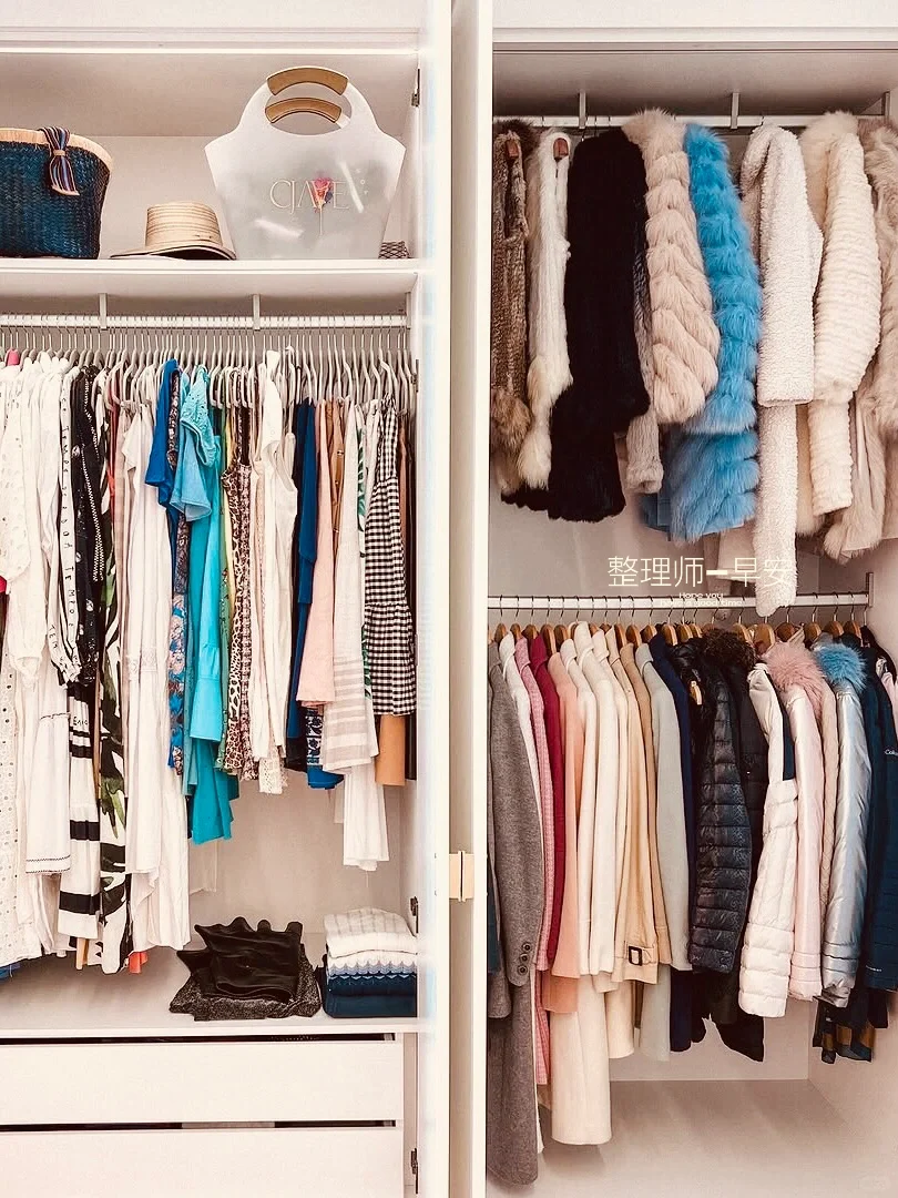 懒人收纳｜夫妻共用衣橱快速换季方法，爱了