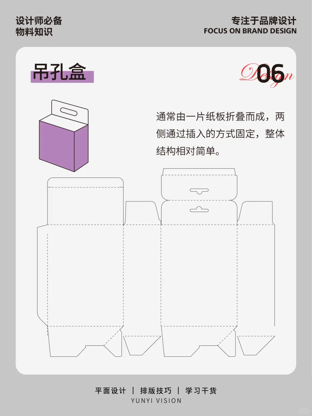 你做包装就要知道的常见盒型展开图