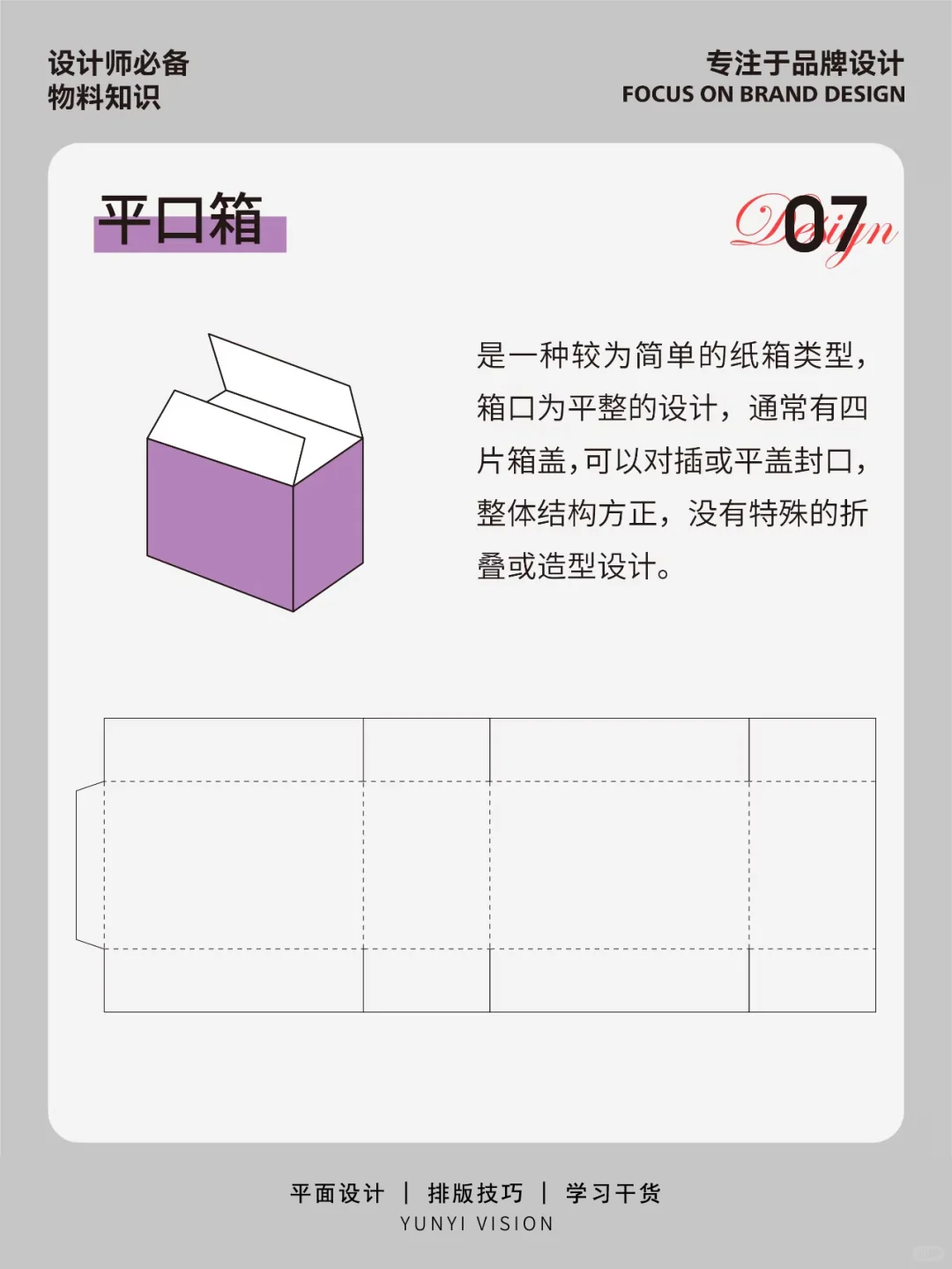 你做包装就要知道的常见盒型展开图