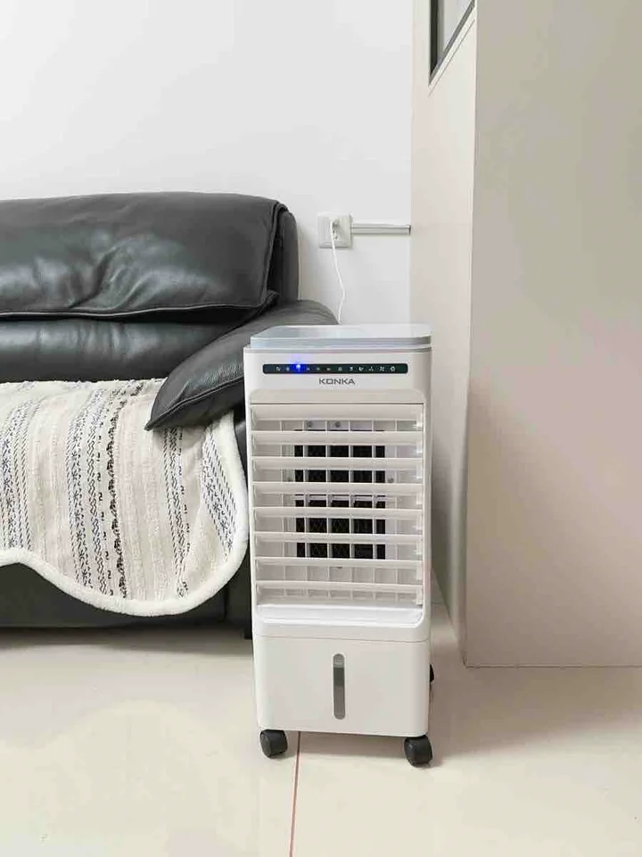 给爷爷奶奶买的空调扇，成了整个小区的团宠