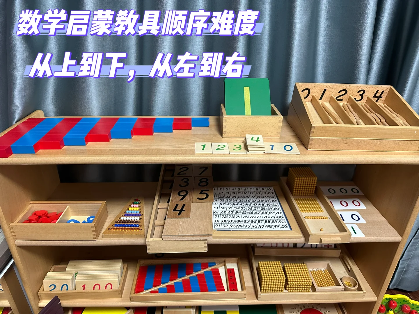 一岁半到三岁教具玩具分享