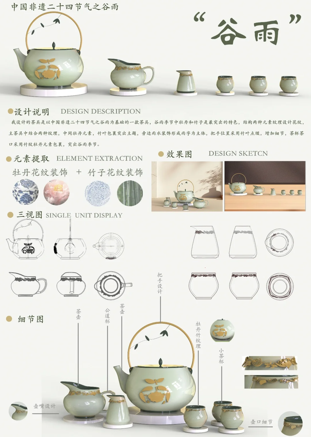 陶瓷产品设计与创作课程——学生作业1