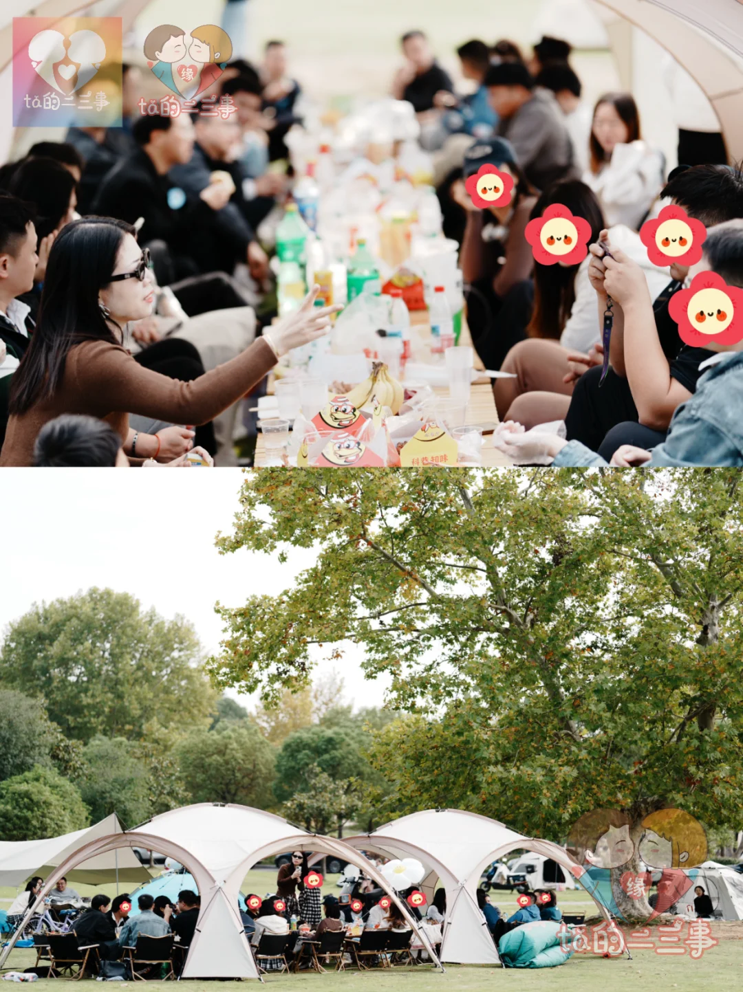 秋日野餐露营会现场花絮|天幕里de欢声笑语