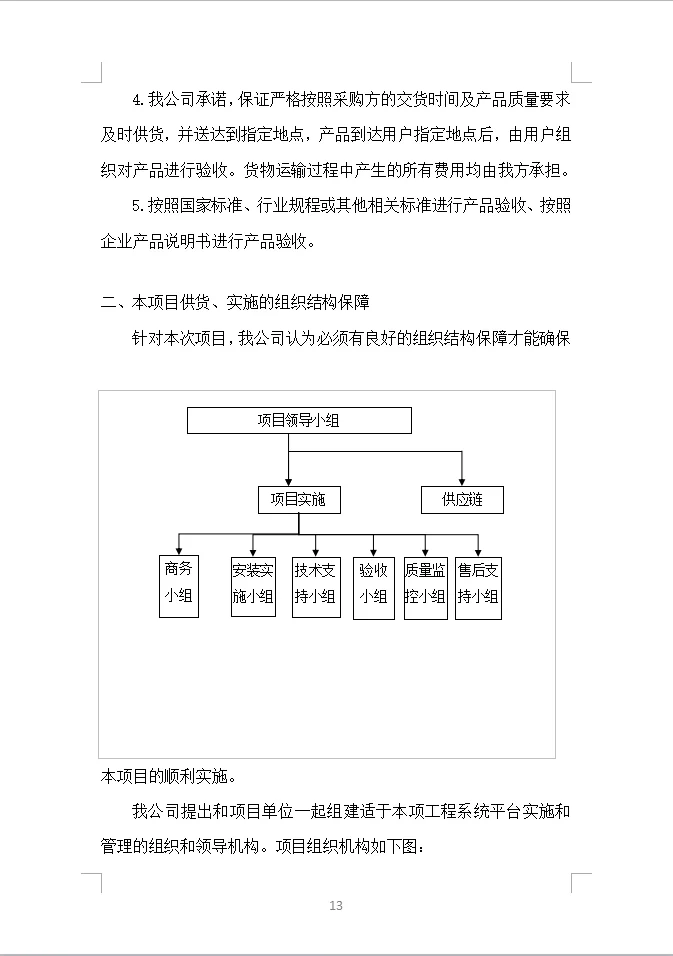 货物类投标方案全方案（390页）