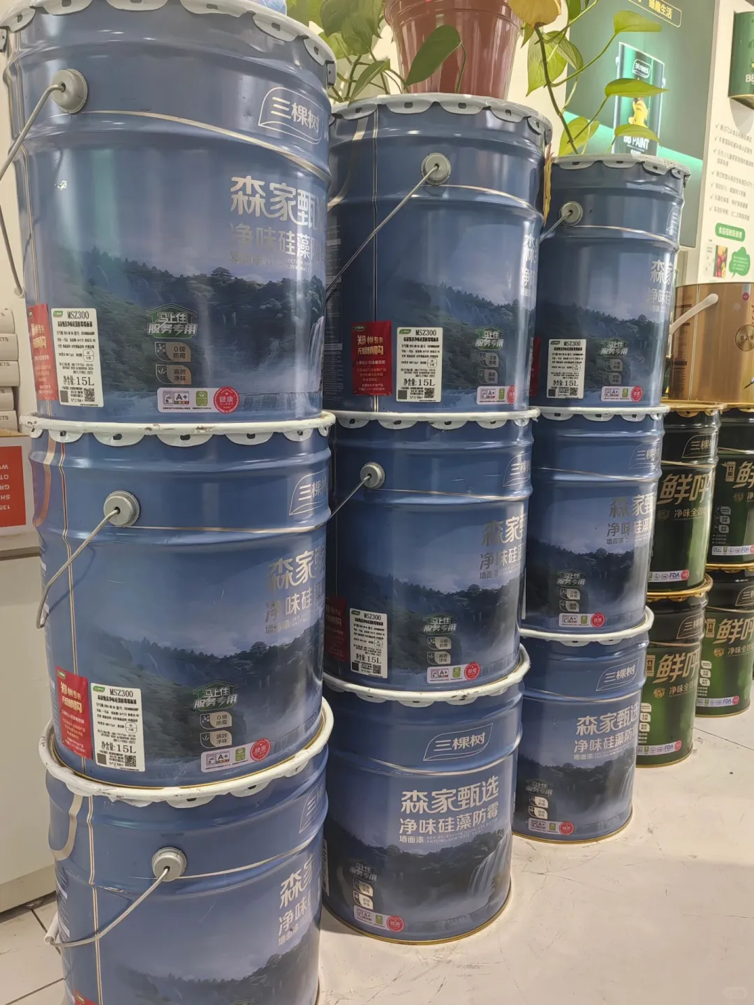 三棵树森家甄选净味硅藻防霉