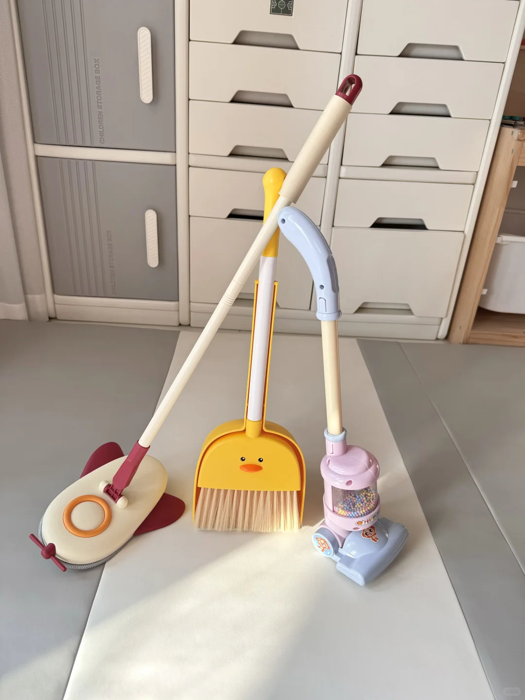 等娃会走了就给她安排上??