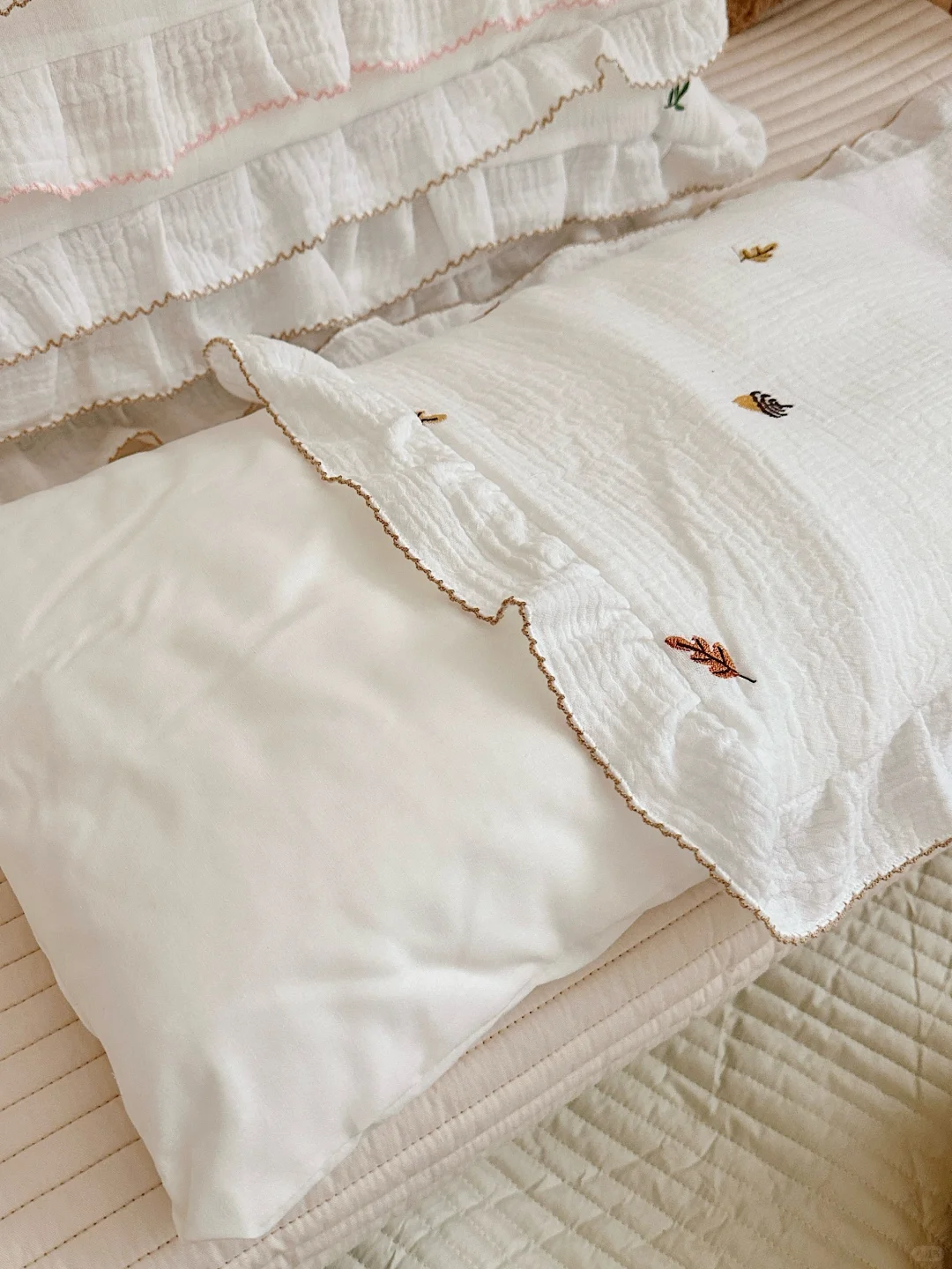 宝妈必入!这款儿童花边枕头也太治愈了吧!