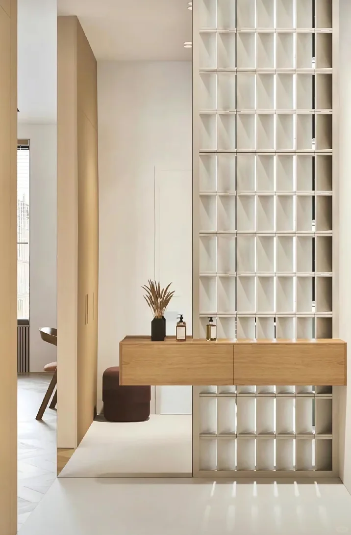 高标高水泥空心砖，纯白色