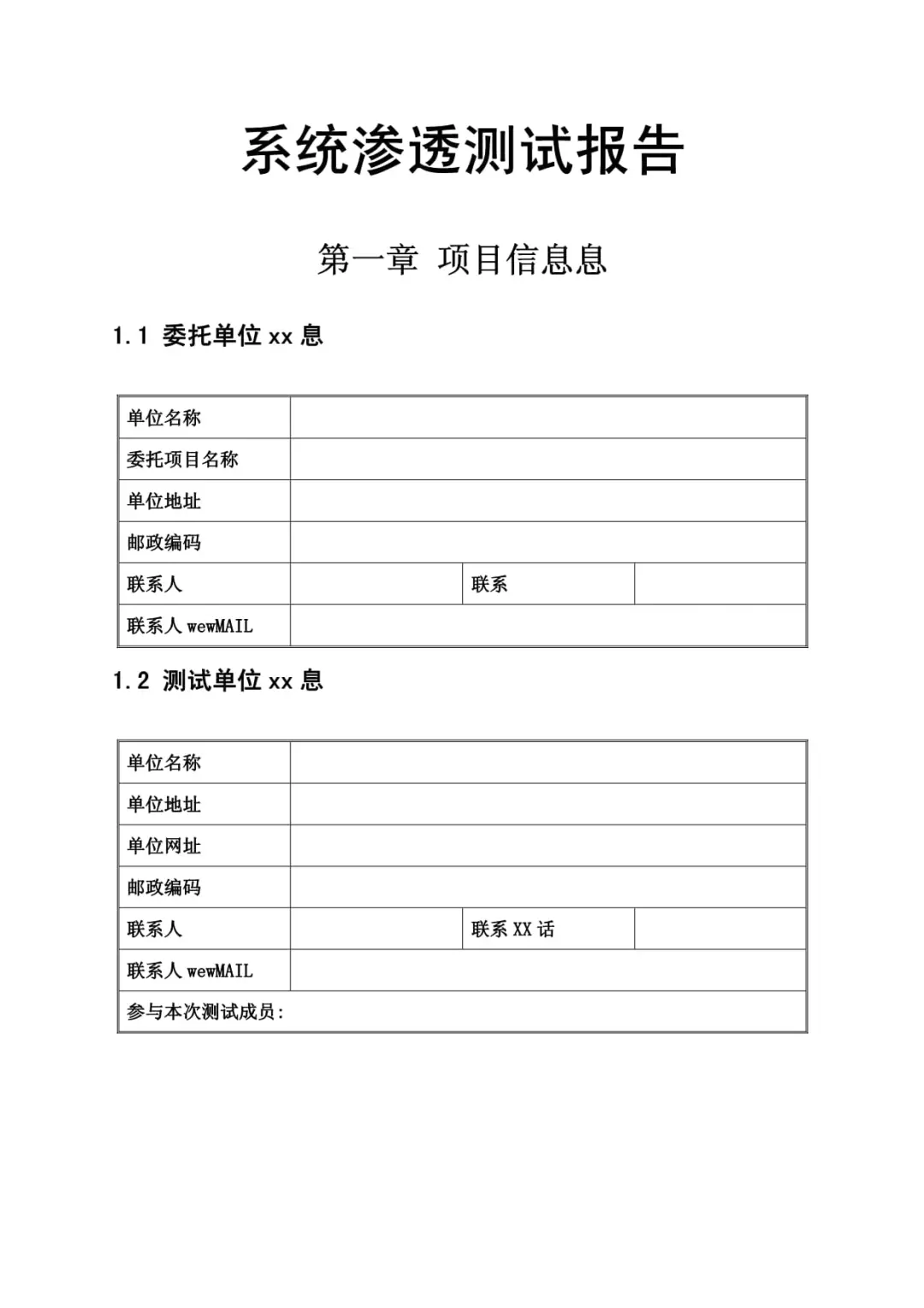渗透测试报告,第三方安全检测机构