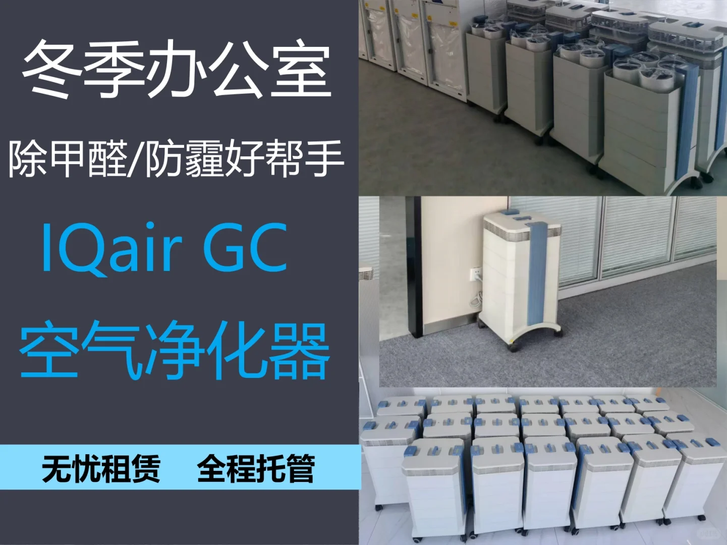租IQAir，旗舰级净化守护办公室空气