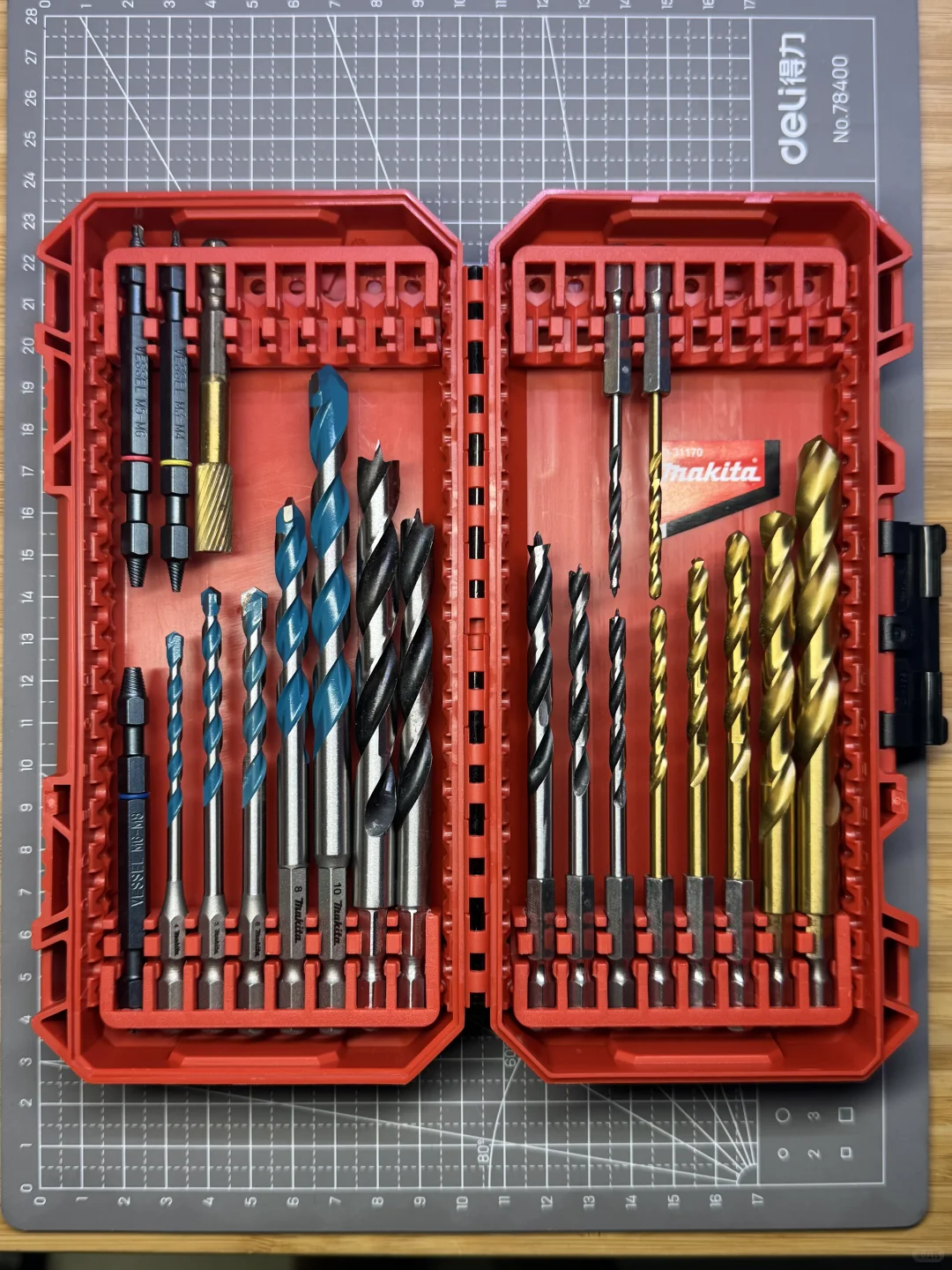 牧田的六角柄钻头集齐了